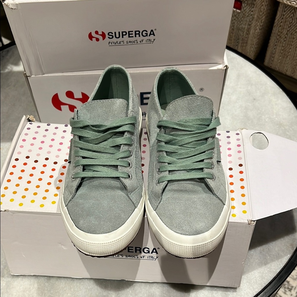 Superga Sage Green Sneakers